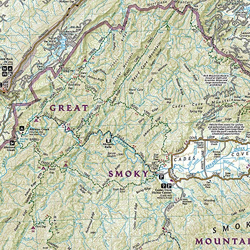 Great Smoky Mountains National Park Map | Trails Illustrated Topographic Map