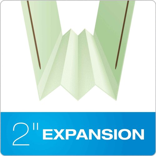 Pendaflex Pressboard Fastener Folders, Letter Size, Light Green, 2" Expansion, 1/3 Cut, 25/BX (17181) (Pack of 2)
