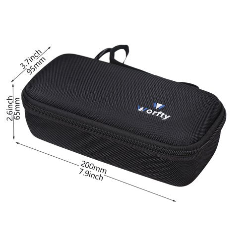 worfty for Zoom H4essential 4-Track Handy Recorder (2024 Model) Carrying Storage Case (Case Only) (Black)