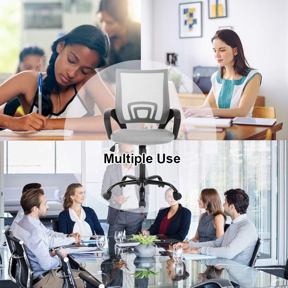 Office Chair Desk Chair Computer Chair Ergonomic Executive Swivel Rolling Task Chair for Back Support,2 Pack