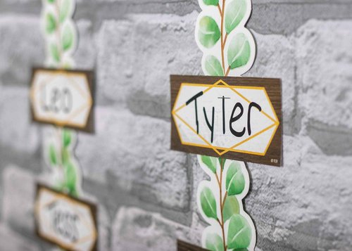 Teacher Created Resources Eucalyptus Happy Birthday Bulletin Board Set (Pack of 2)
