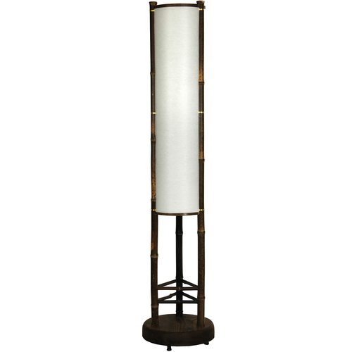 Red Lantern 39" Koru Japanese Bamboo Shoji Lantern