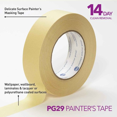 IPG PG29 Delicate Surface Masking Tape, 1.88" x 60 yd, (6-Pack)