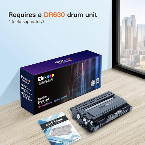 E-Z Ink Compatible Toner Cartridge Replacement for Brother TN660 TN630 High Yield to use with HL-L2300D HL-L2380DW HL-L2320D DCP-L2540DW HL-L2340DW HL-L2360DW MFC-L2720DW Printer (Black)