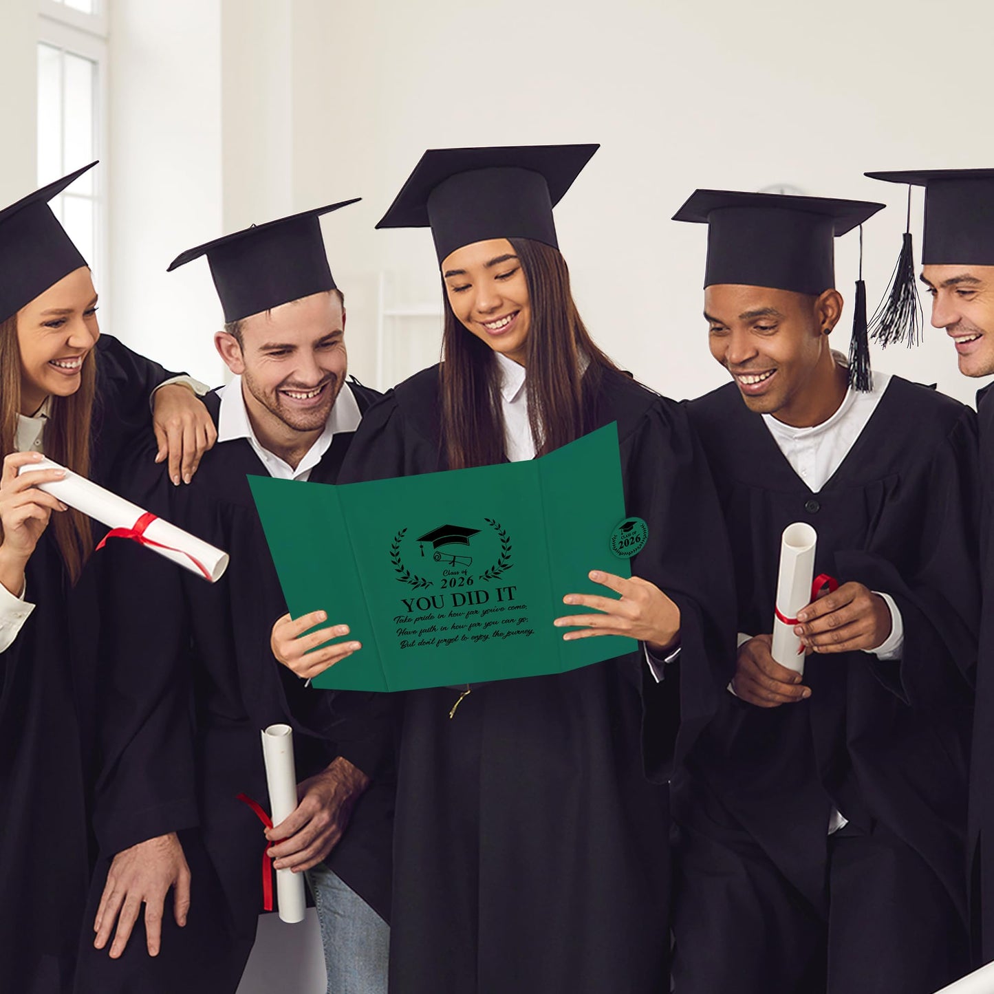 Trgowaul 2026 Graduation Party Decorations, Green Class of 2026 Guest Book Alternative, Congrats Grad Signature Certificate Board, Congrats Grad Sign, Graduation Party Supplies Favors Gifts