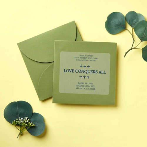 Avery Matte Frosted Clear Address Labels for Inkjet Printers, 3-1/3" x 4", 60 Labels, 5 Packs (18664)