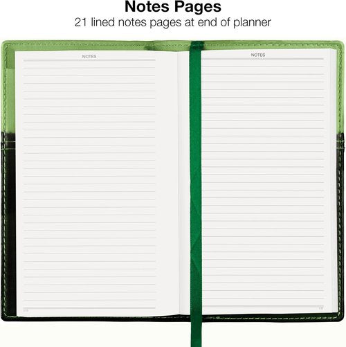 2026 Pocket Planner by [Brand Name] - 14-Month Calendar Organizer | Weekly & Monthly Layout (Green/Black)