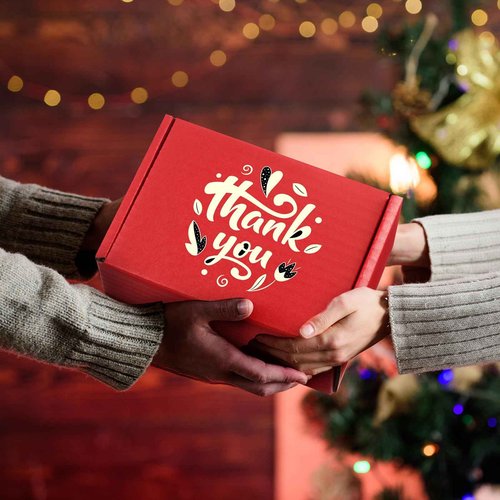 Ireer 50 Pack Red Shipping Boxes Bulk 6 x 4 x 3 Inch Corrugated Cardboard Mailer Boxes for Small Business Mailing Packing Jewelry Ornament Gifts Wrap
