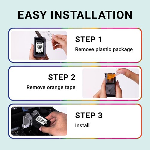 Canon PG-275 XL Genuine Black Ink Cartridge, Compatible with TS3520/3522, TR4720/4722, TS3720/3722