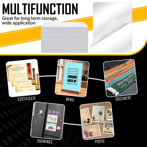 Sherr 200 Pack 10 Mil Laminating Pouches Thermal Laminating Sheets Letter Size 9 x 11.5 Inch Clear Plastic Paper Hot Glossy Sheets Office Supplies