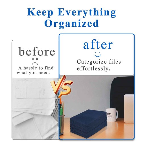 Zzrywuty 100 Packs Paper Folders with Pockets for Students,Businessmen and Office Workers,Letter Size,Two Pocket Folders with Card Slot for School Supplies,Office,Business (Royal Blue)