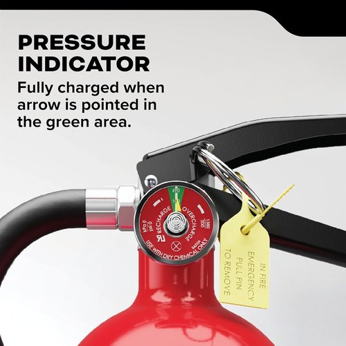 Kidde Fire Extinguisher - Commercial-Grade Safety for Offices & Schools | Rechargeable 2A10BC