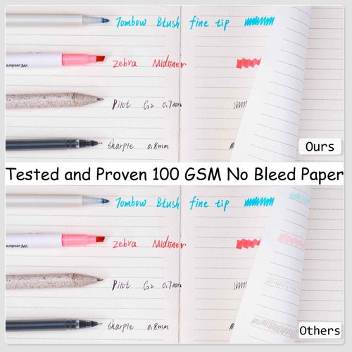 Dynta Lined Journal Notebooks for Women Men, 12 Pack A5 Hardcover Journals Bulk, 200 Pages/100 Sheets, 5.8 x 8.4 inch, 12 Colors, College Ruled Notebooks for Work, Writing, Note Taking