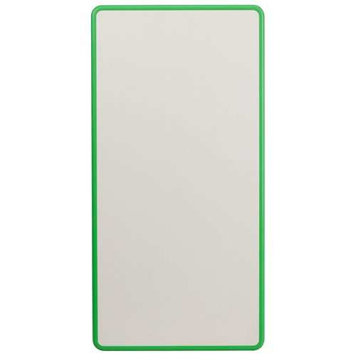 Flash Furniture Wren 23.625''W x 47.25''L Rectangular Green Plastic Height Adjustable Activity Table with Grey Top
