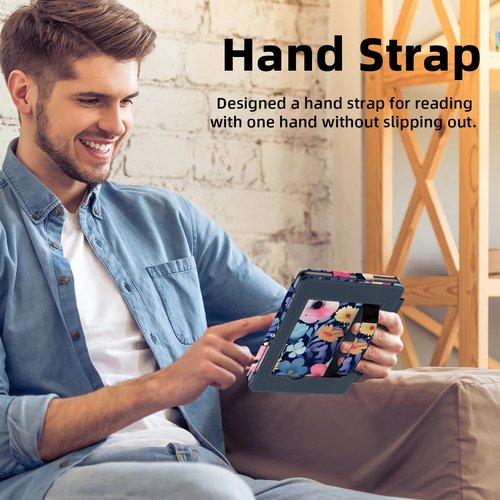 Famavala Slim Foldable Stand Case for 7" inch 2024 with Auto Wake/Sleep, Hand Strap; not fit for Noble Nook (Daisy)