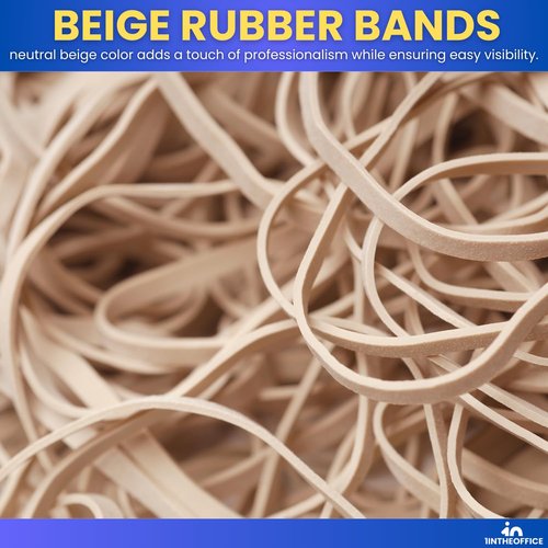 1InTheOffice Rubber Bands Size 32, Beige, 1/4 lb. Bag, 225/Pack #32, (2 Pack)