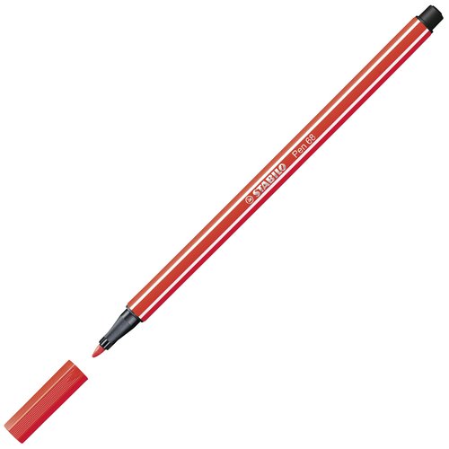 STABILO Premium Felt-Tip Pens Pen 68 - Big Pen Box - Assorted Colours 20pc