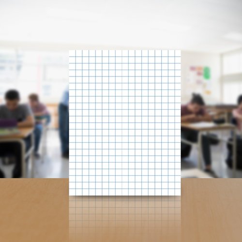School Smart Graph Papers - 8-1/2 x 11 , 1/4 Rule, Two Sides - Pack of 500, White