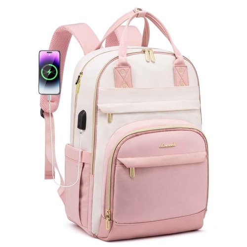 LOVEVOOK Backpack for Women,Laptop Backpack Women,Fits 18 Inch Laptop Computer Bag,Teacher College Backpack Purse,Fashion Waterproof Travel Work Anti-theft Backpack for Traveling on Airplane Daypack