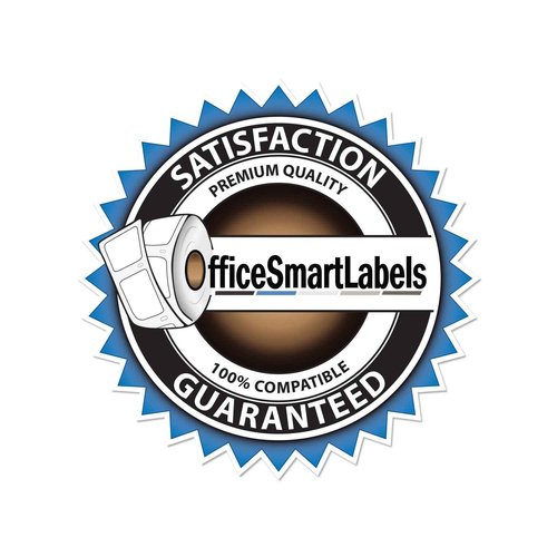 OfficeSmartLabels (2-1/4 x 1-1/4 inch) Multipurpose Industrial Grade Plastic Labels, Compatible with 1933084 Labels (4 Rolls / 800 Labels Per Roll)