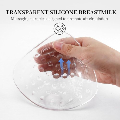Mastectomy Breast Prosthesis - Waterproof Swim Breast Form for Women | Concave Bra Pad Insert (1 Piece)