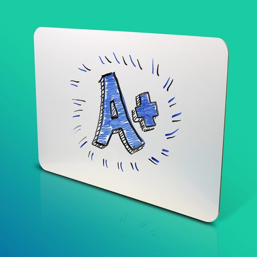 Flipside Products 12" x 18" Large Dry Erase White Boards, Classroom Pack, Single-Sided Lapboard for Class, Reusable for Group Participation - 12 Pack