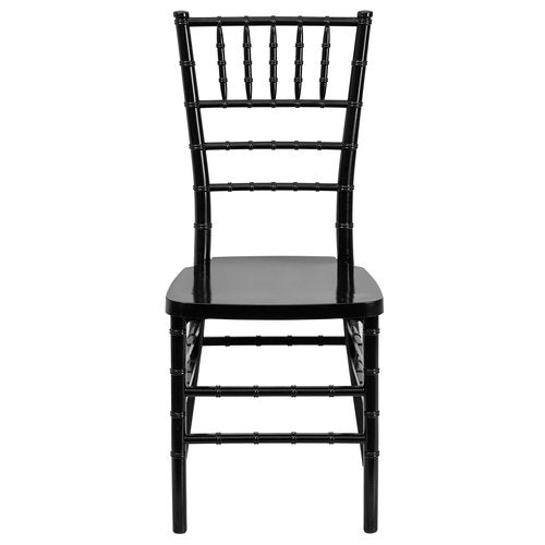 Flash Furniture HERCULES PREMIUM Series Black Resin Stacking Chiavari Chair