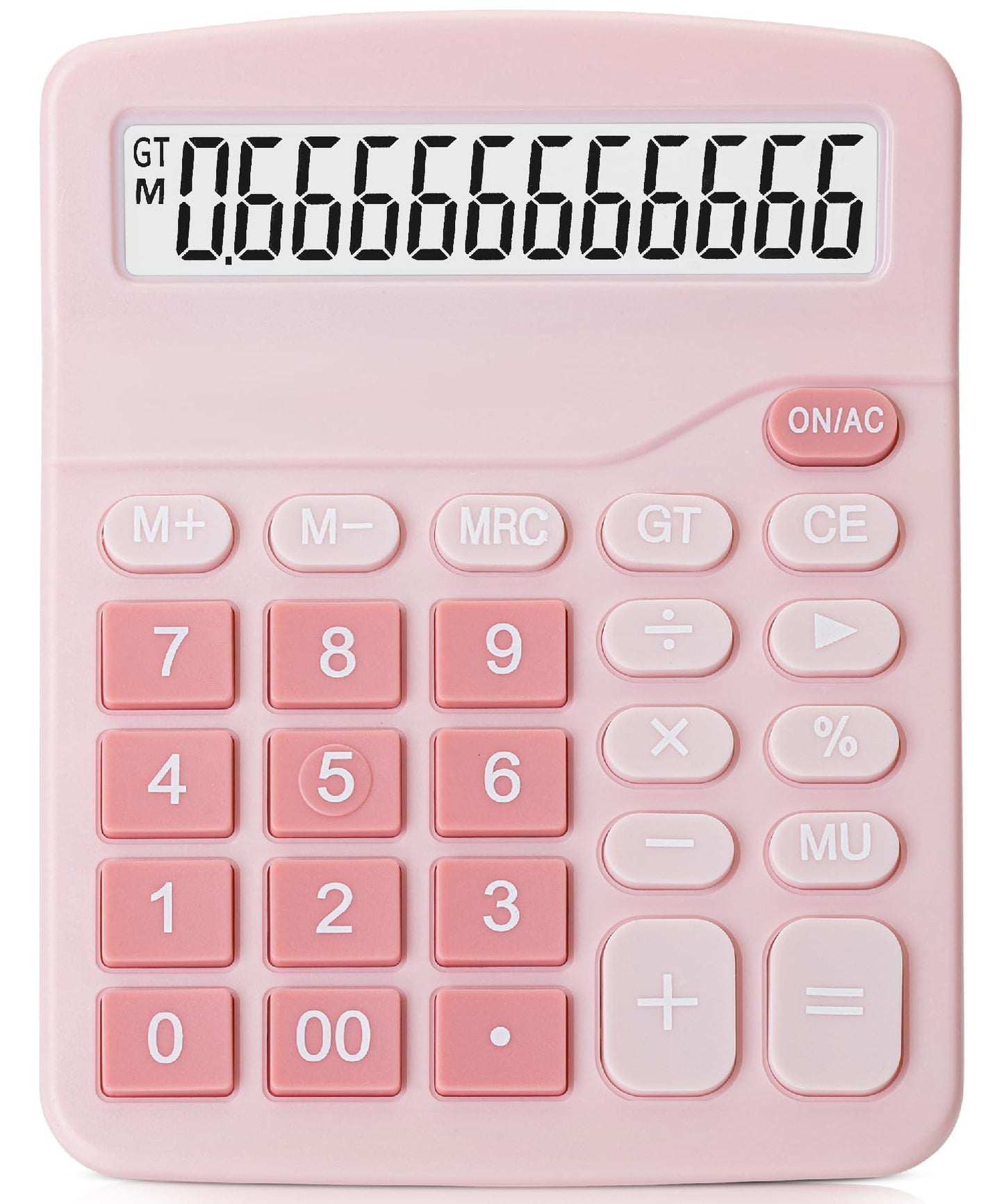 Mr. Pen- Calculator, Pink, Calculators Large Display