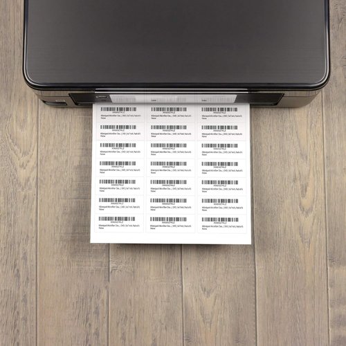 Address Labels - 750 Laser/Inkjets Compatible Labels, 1" x 2-5/8", Perfect for Mailing & Organization