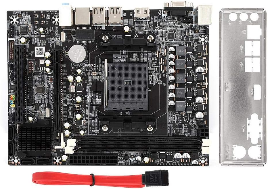 A88 AMD DDR3 Computer Motherboard - HDMI & VGA Support | FM2/FM2+ CPU Interface, 1333-2133MHz
