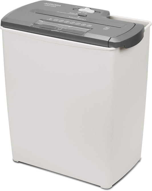 Aurora AS810SD 8-Sheet Strip-Cut Shredder - Ideal for Paper, CD & Credit Card Disposal