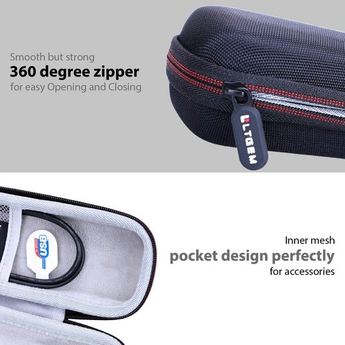 LTGEM Hard Case for Epson Workforce ES-50/55R/60W | Durable Protection for Portable Document Scanners