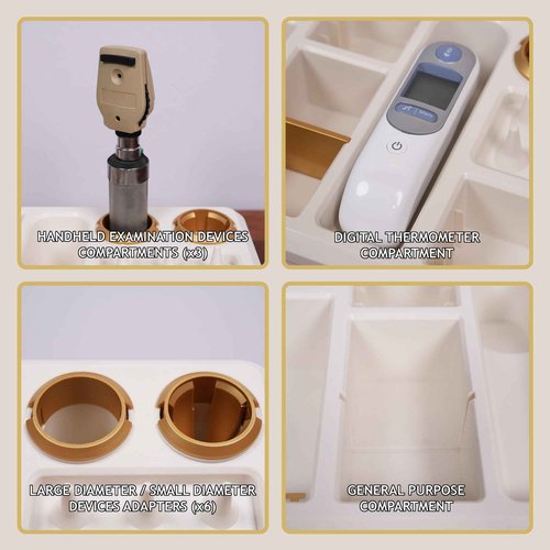 SYNKMED DDORG II: Doctors' Desk Organizer for Medical/Healthcare Professionals, Medical Offices, Clinics, Hospitals for medical devices, equipment, consumables, office supplies, Best Gift for Doctors
