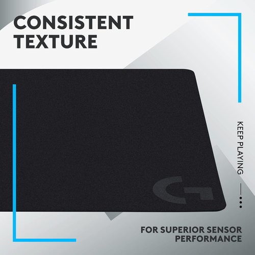 Logitech G240 Gaming Mouse Pad - Optimized Surface for Precision | Non-Slip Design, 340 x 280 mm