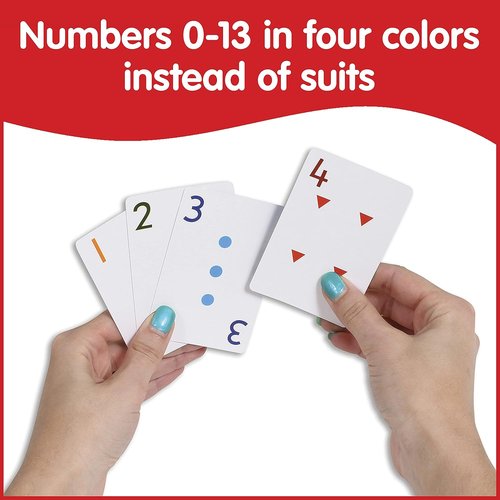 Edxeducation Playing Cards - Fun Learning Game for Kids - Set of 8 Decks, 448 Cards - Multicolored Patterns