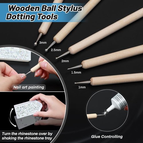 B7000 Clear Glue Kit - 4013PCS Rhinestones & 3PCS 25ML Adhesive for Jewelry, Crafts & Nail Art
