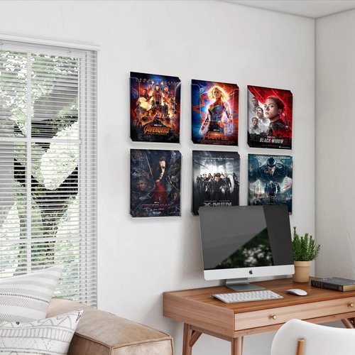 JALTAGO Acrylic Brochure Holder, 8 x 11.5 Inches Wall Mount, Magazine Holder (4 Pack)