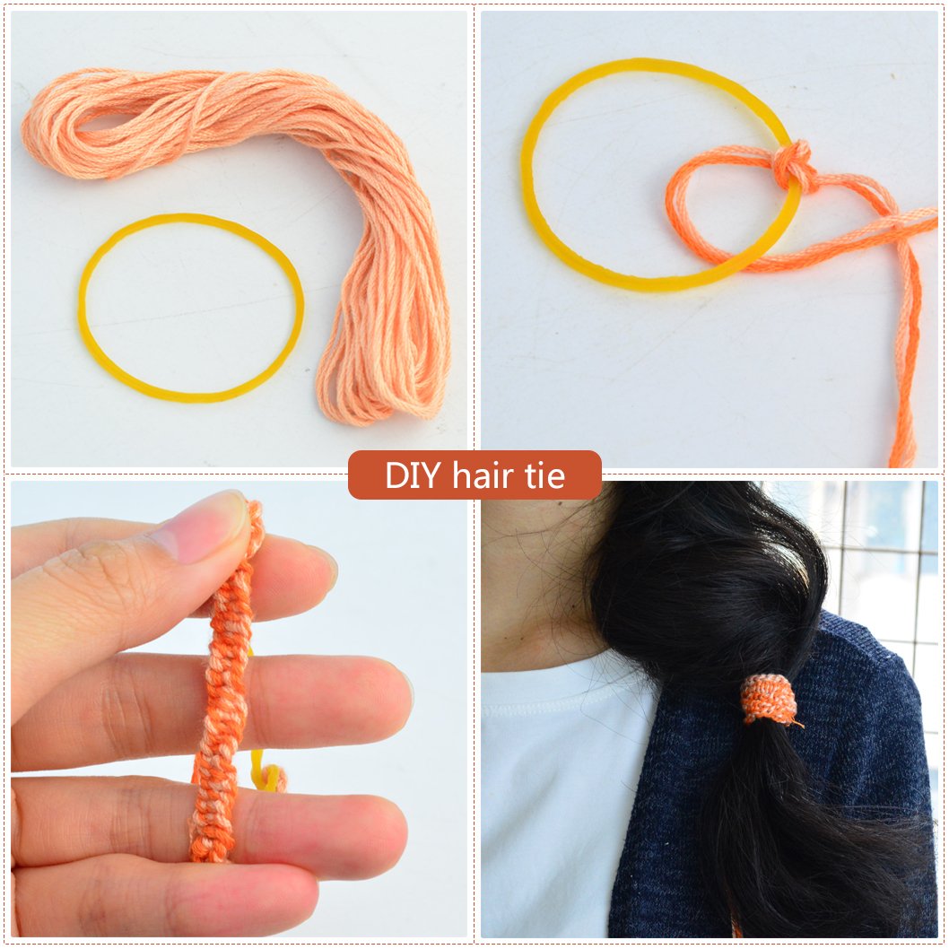 Wobe 1000pcs Rubber Bands, Bank Paper Bills Money Dollars Elastic Stretchable Bands, Sturdy General Purpose Rubber Band