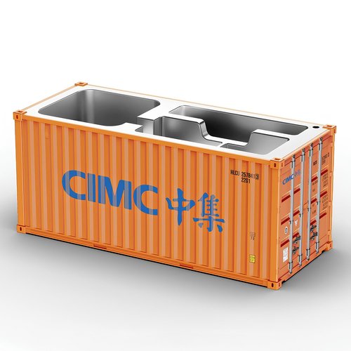 Yixoo Desk Organizer, Pen Pencil Holder, Business Name Cards Holder, Shipping Container Model Storage Box, Secret Storage Box with Multiple Compartments Office Supplies Multi-function (CIMC)