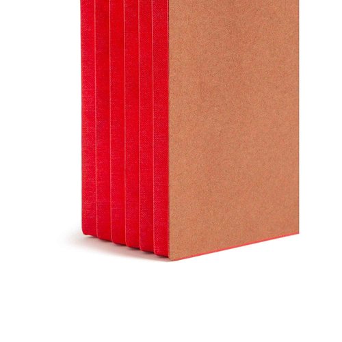 Smead End Tab Pocket, Reinforced Straight-Cut Tab, 5-1/4" Expansion, Extra Wide Letter Size, Redrope with Red Gusset, 10 per Box (73696)