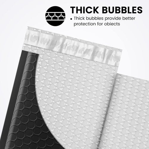 Fuxury Bubble Mailers | 800 Pcs Waterproof Padded Envelopes - 4x8" Size for Jewelry & Makeup Shipping