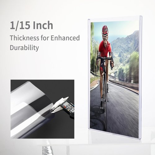 25-Pack 8.5 x 11 Inch Document-Toploaders - Premium Document Topload Holders, Crystal Clear Document Top loaders, Hard Plastic Page Sheet Protectors for Photos, Prints, Menu Covers and Work Papers