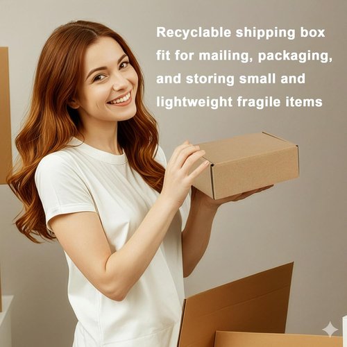 MEBRUDY Shipping Boxes - Small Corrugated Cardboard Mailers | Pack of 20 | 6x4x2 Inches