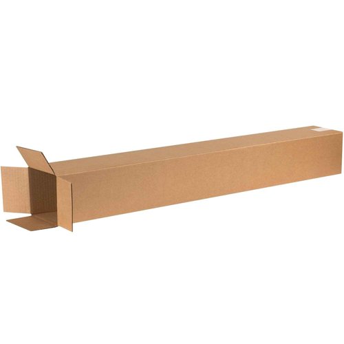 AVIDITI Long Boxes 6"L x 6"W x 48"H (25-Pack) Tall Corrugated Cardboard Box for Shipping, Packaging, Moving, Storage Box, Home or Business Strong Wholesale Bulk Boxes