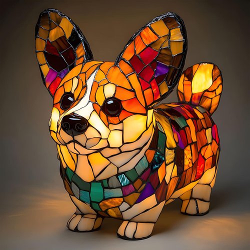 SEPSUMMER Dachshund Lamp, Cute Dog Series Art Night Light, Pet Dogs Themed LED Table Lamps with Warm Ambient Glow for Dog Lovers (Dachshund, 6'')