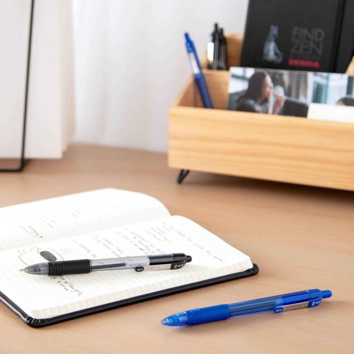 Zebra Pen Z-Grip Retractable Ballpoint Pens, Medium Point, 1.0mm, Black Ink, Soft Latex-Free Grip, Metal Pocket Clip, Plastic Barrel, 108 Pack, Ideal School Supplies & Office Supplies (22108)