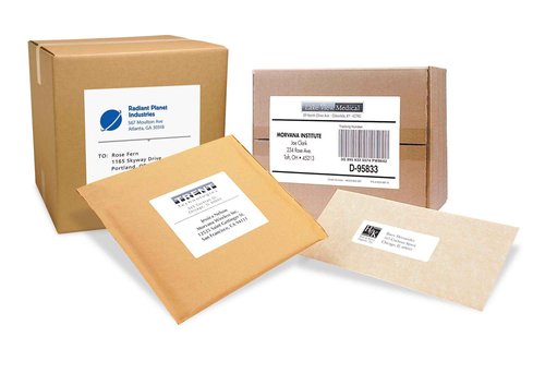 PRES-a-ply Laser Label, 2 x 4 Inches, White, Box of 2500, 2 Packs (30609)