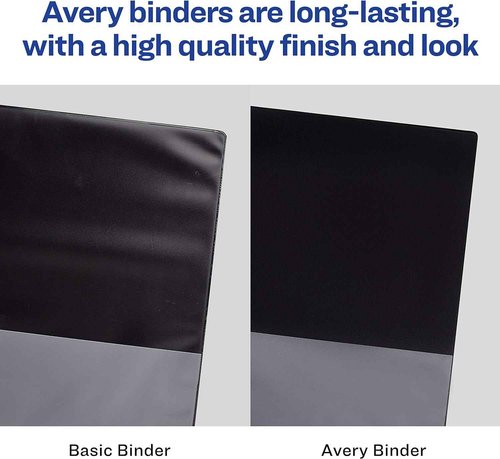 Avery Heavy-Duty View 3 Ring Binder, 4 Inch One Touch EZD Rings, 4.5 Inch Spine, 1 Chartreuse Binder (79812) (Pack of 2)