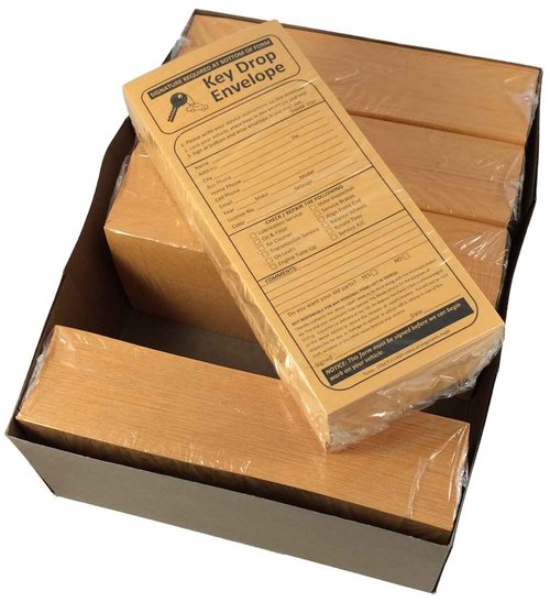 500 Night Drop Key Envelopes - Auto Repair Shops and Mechanics