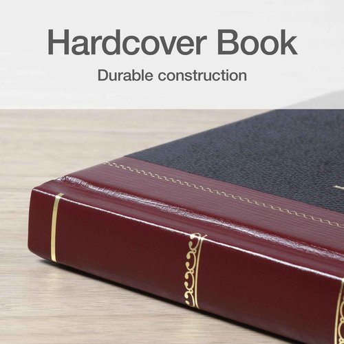 Boorum & Pease L21300R Laboratory Record Book,300 Pages,8-1/8-Inch x10-3/8-Inch,Black/Red